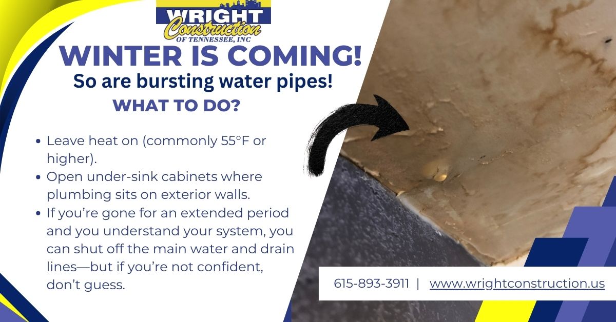 The Real Risk: Freezing + Power Loss + Hidden Plumbing